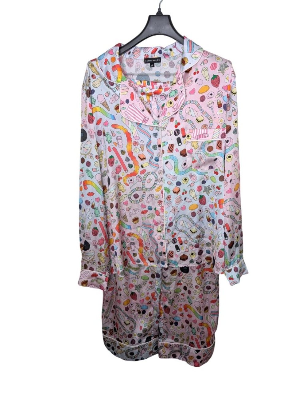 Anthropologie Karen Mabon Pick and Mix Printed Sleep Set Size Med